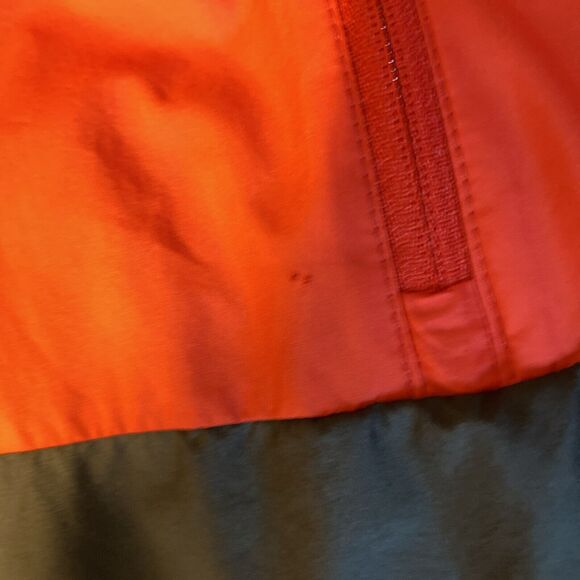 Nike Womens Windbreaker Large Red Black 3/4 Zipper Red Black Mesh Lining‎ - Picture 5 of 6